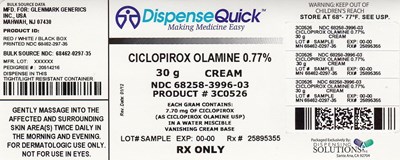 Ndc 68258-3996-03 (Ndc 68258 3996 03        Glenmark)